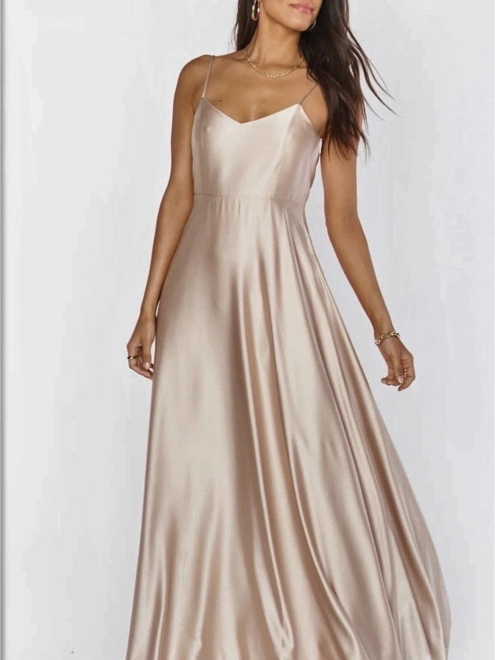 Never Worn, Tailored, Mumu Faith Maxi Dress Pink Maxi Dress Like New
